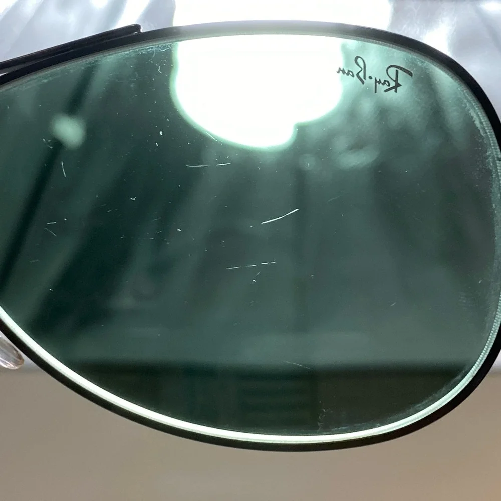 Ray-Ban RB 3293 006/71 Sunglasses Mens Black Aviator Metal Frame 63-13-125